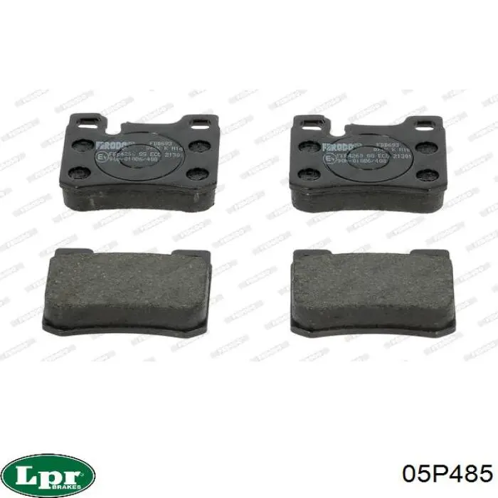 Купити 05P485 LPR Задні колодки