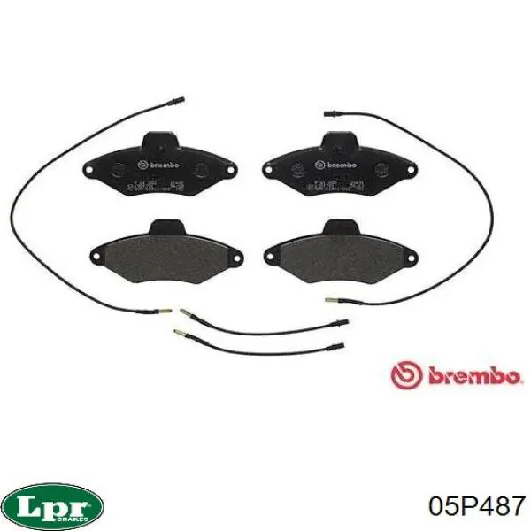 Гальмівні колодки LPR 05P487 ціна, від 20.44 USD