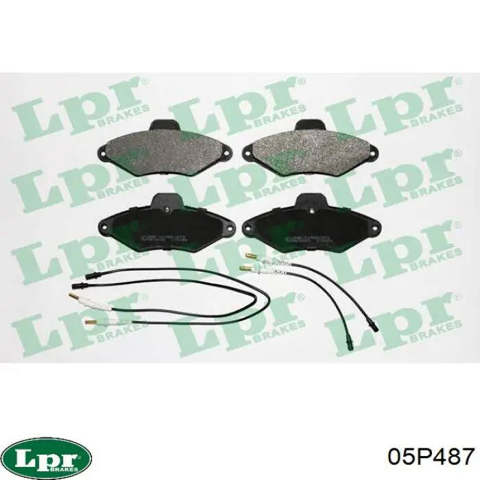 Гальмівні колодки LPR 05P487 ціна, від 20.44 USD
