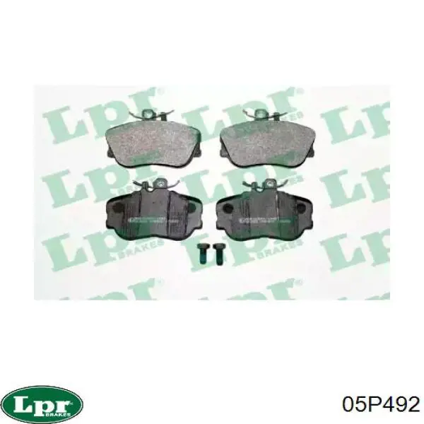 Гальмівні колодки LPR 05P492 ціна, від 20.22 USD