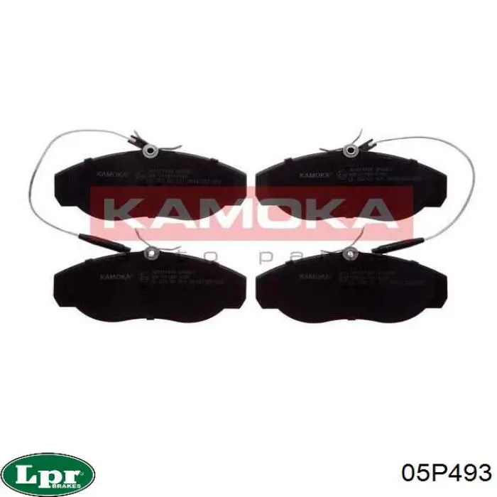 Купити 05P493 LPR Колодки гальмівні передні, дискові