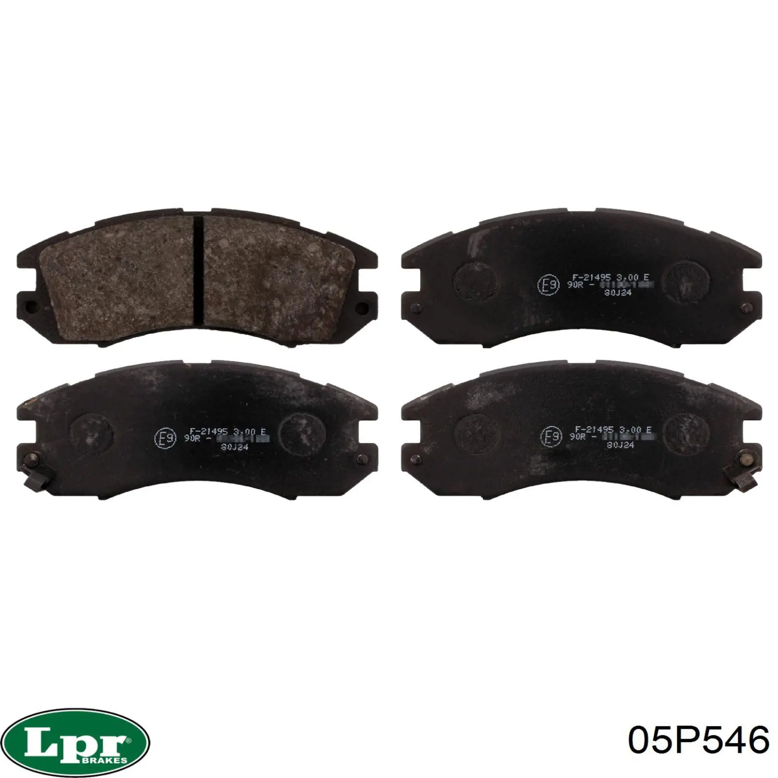 Гальмівні колодки LPR 05P546 ціна, від 16.35 USD