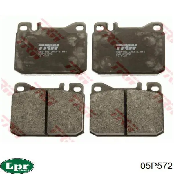 Передні тормозні колодки 05P572 LPR