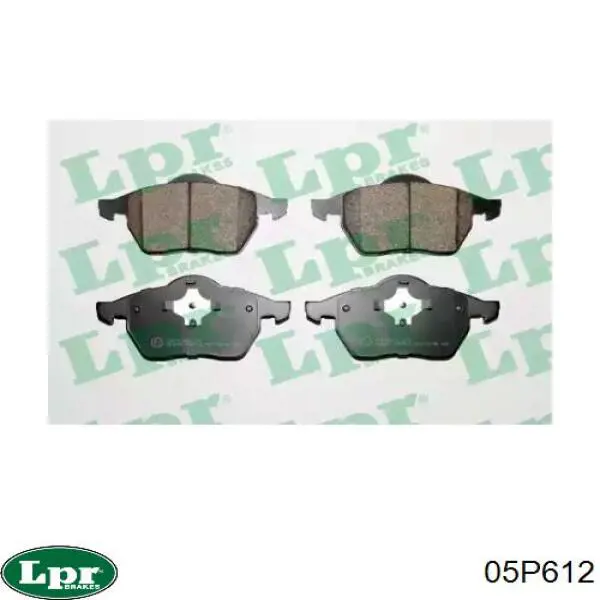 Гальмівні колодки LPR 05P612 ціна, від 21.46 USD