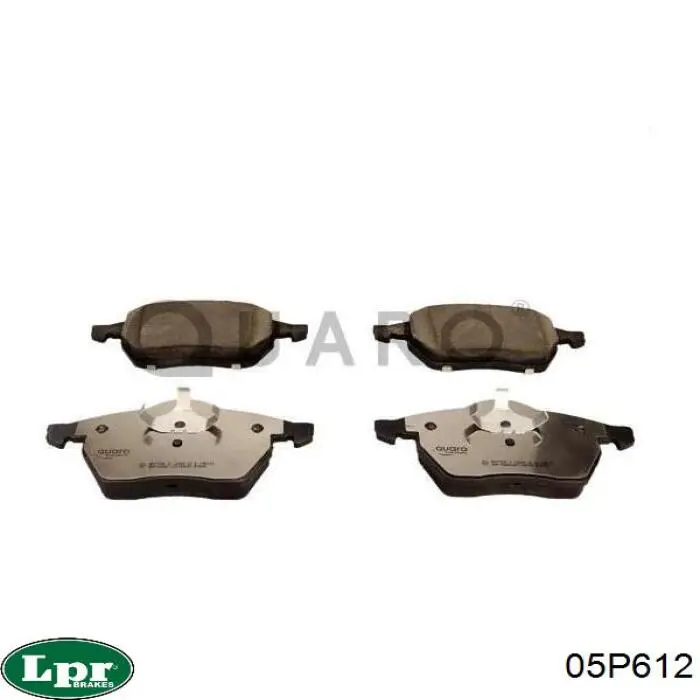 Передні тормозні колодки 05P612 LPR