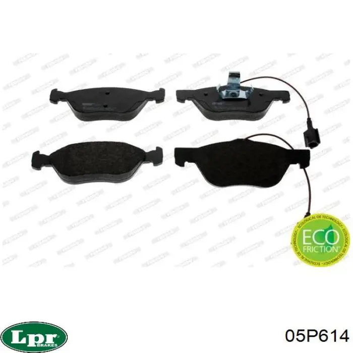 Передні тормозні колодки 05P614 LPR
