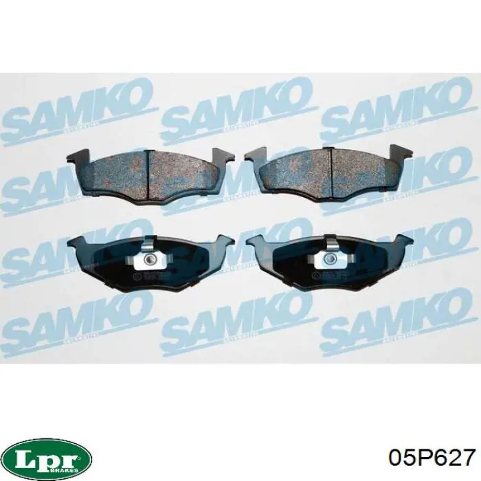 Передні тормозні колодки 05P627 LPR
