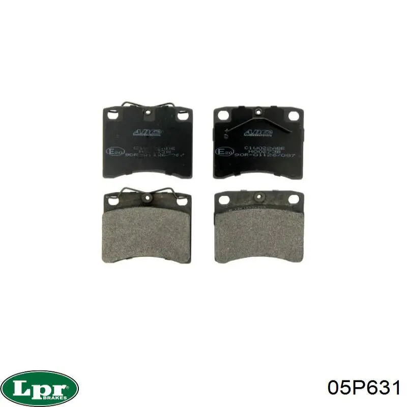 Гальмівні колодки LPR 05P631 ціна, від 16.70 USD