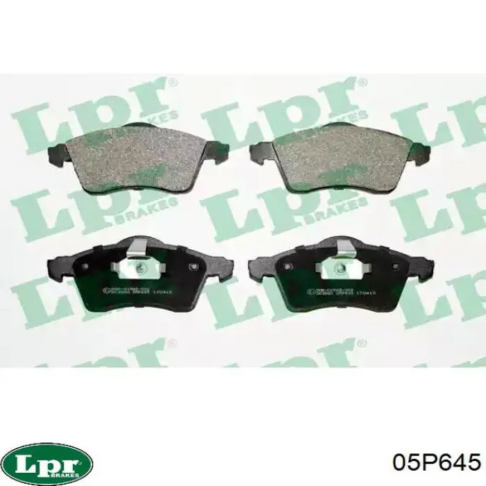 Гальмівні колодки LPR 05P645 ціна, від 19.70 USD