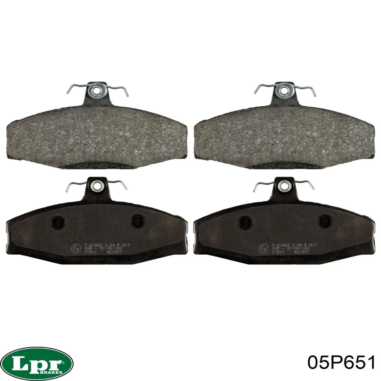 Гальмівні колодки LPR 05P651 ціна, від 14.47 USD