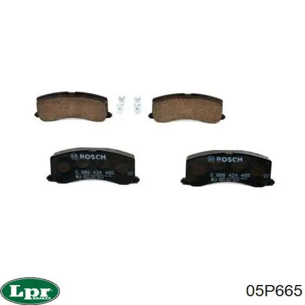 Гальмівні колодки LPR 05P665 ціна, від 14.36 USD
