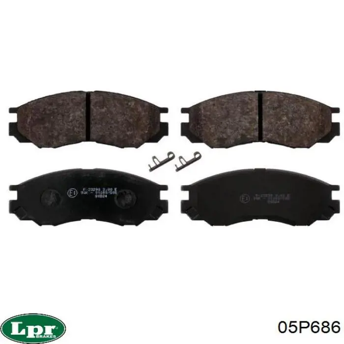 Тормозні колодки LPR 05P686