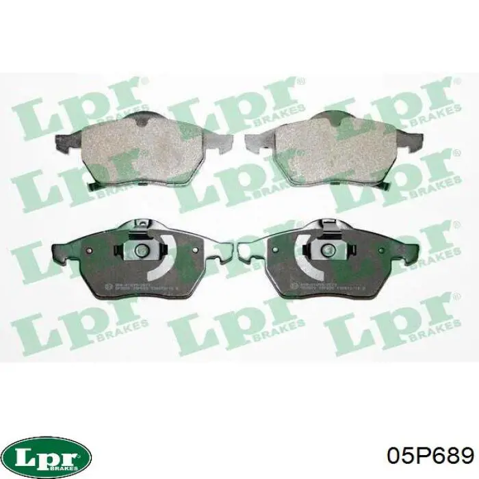Передні тормозні колодки 05P689 LPR