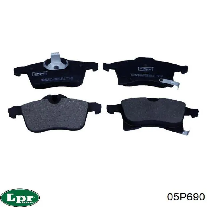 Гальмівні колодки LPR 05P690 ціна, від 18.75 USD