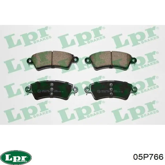 Задні гальмівні колодки LPR 05P766 ціна, від 14.25 USD