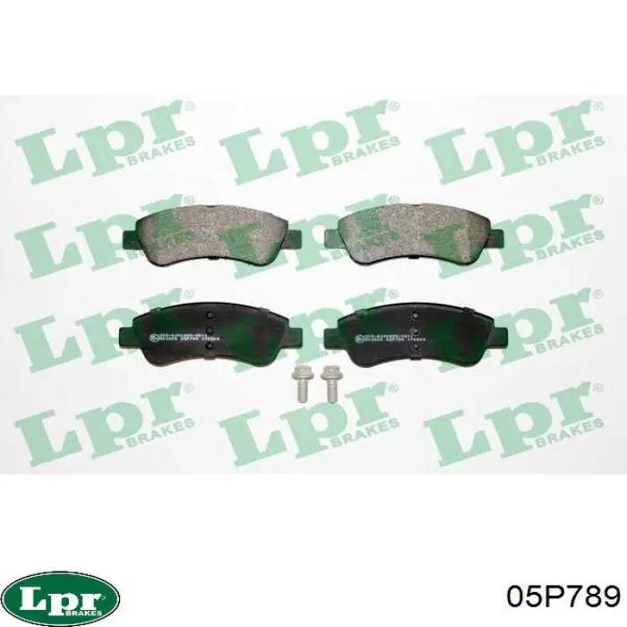 Передні тормозні колодки 05P789 LPR