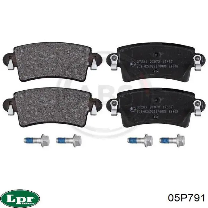 Купити 05P791 LPR Задні колодки