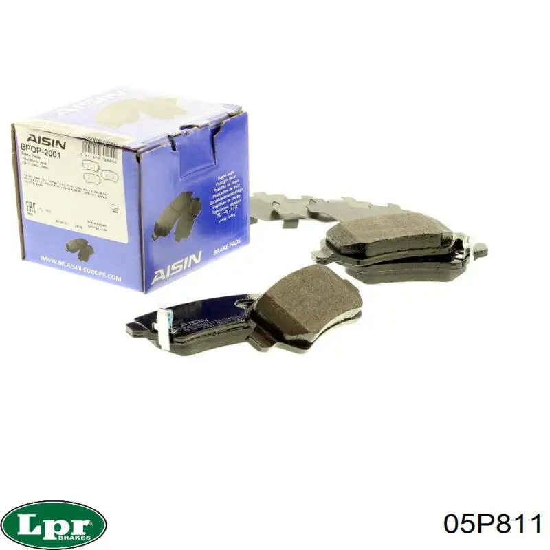 Купити 05P811 LPR Задні колодки