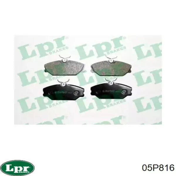 Тормозні колодки LPR 05P816