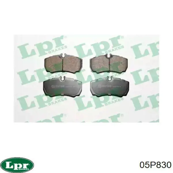 Купити 05P830 LPR Задні колодки