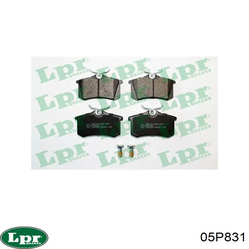 Тормозні колодки LPR 05P831