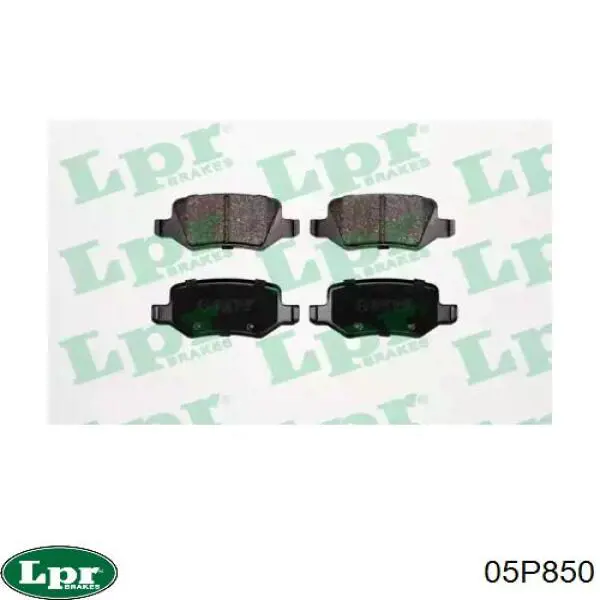 Задні гальмівні колодки LPR 05P850 ціна, від 13.94 USD