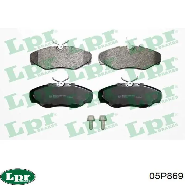 Гальмівні колодки LPR 05P869 ціна, від 20.25 USD