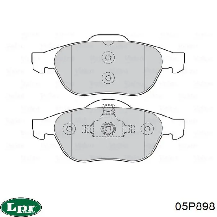 Гальмівні колодки LPR 05P898 ціна, від 19.54 USD