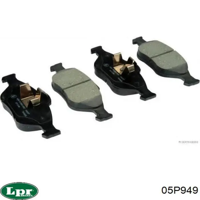 Передні тормозні колодки 05P949 LPR