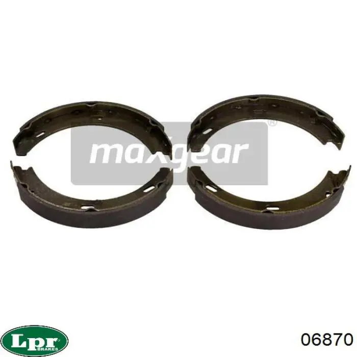 Колодки стоянкового гальма LPR 06870