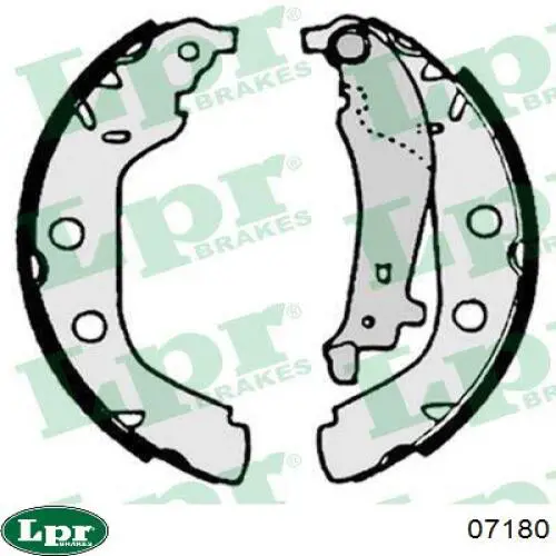 Колодки гальмові задні, барабанні LPR 07180 ціна, від 21.13 USD