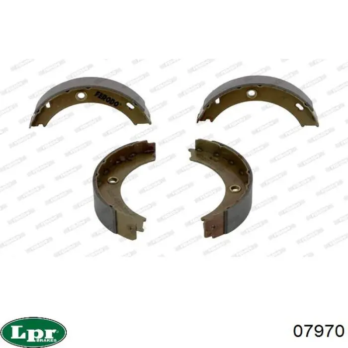 Колодки ручника 07970 LPR
