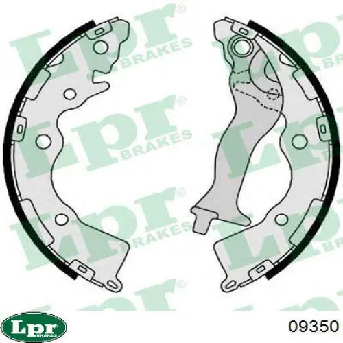 Колодки гальмові задні, барабанні LPR 09350 ціна, від 21.91 USD