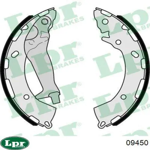 Колодки гальмові задні, барабанні 09450 LPR