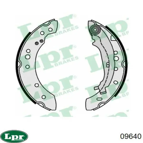 Колодки гальмові задні, барабанні LPR 09640 ціна, від 21.23 USD