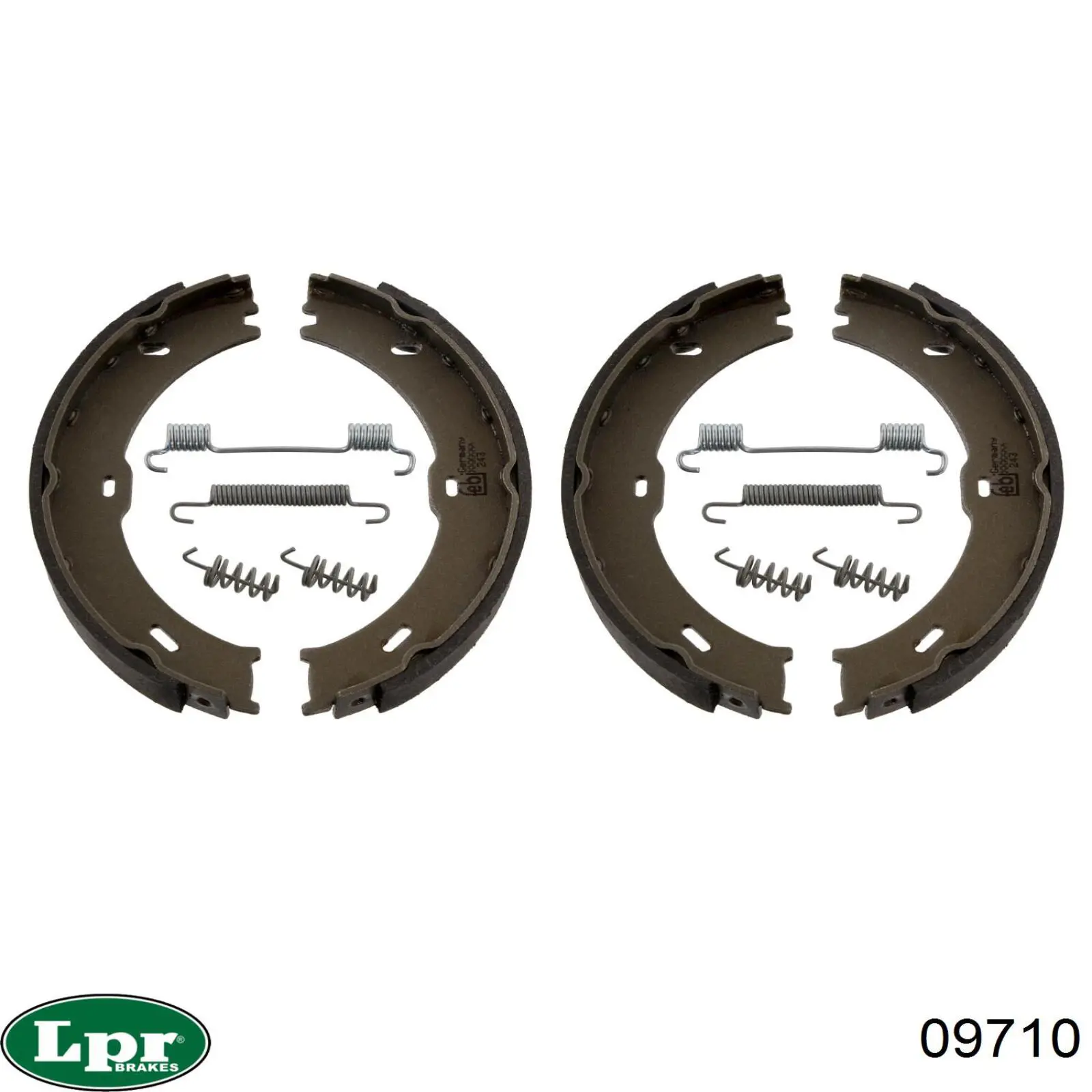 Купити 09710 LPR Гальмівні колодки гальма стоянки