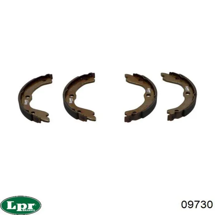 Колодки стоянкового гальма LPR 09730