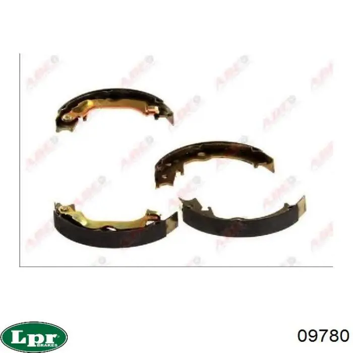 Колодки ручника 09780 LPR