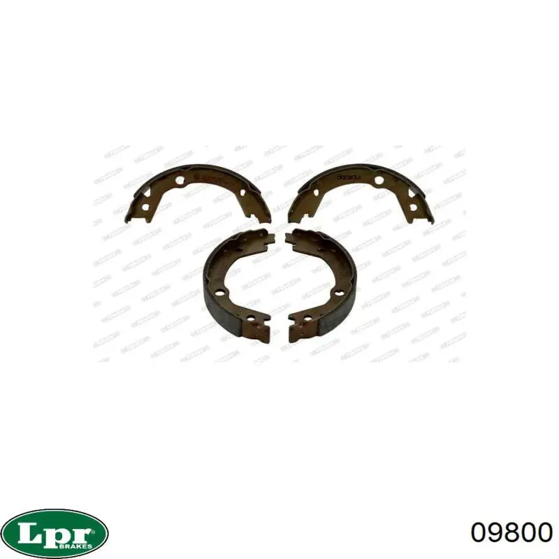 Колодки стоянкового гальма LPR 09800