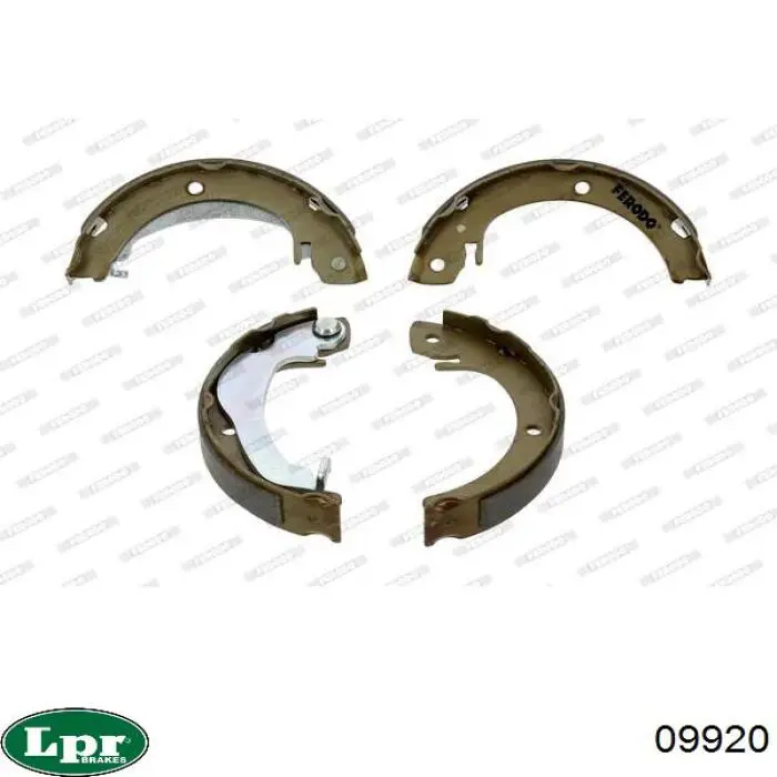 Колодки ручника / стоянкового гальма LPR 09920 ціна, від 28.32 USD