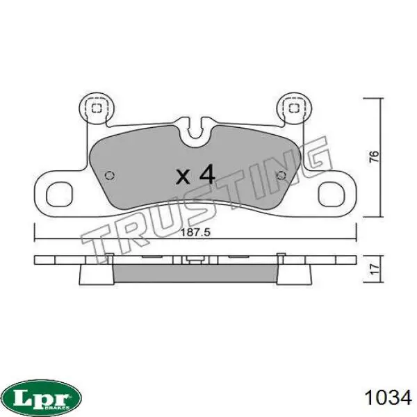 Циліндр головний гальма (Гідротормоз) LPR 1034 ціна, від 57.06 USD