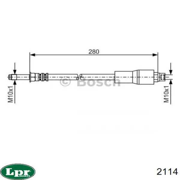 Головний циліндр зчеплення 2114 LPR