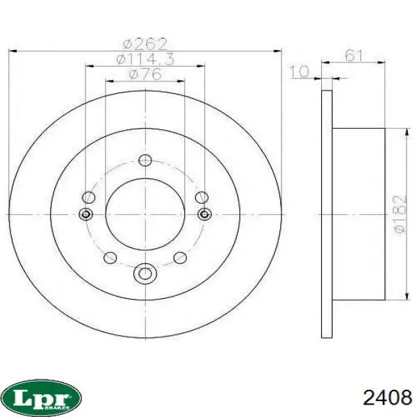 Купити 2408 LPR Головний циліндр зчеплення