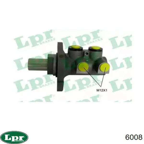 Циліндр головний гальма (Гідротормоз) LPR 6008 ціна, від 62.81 USD