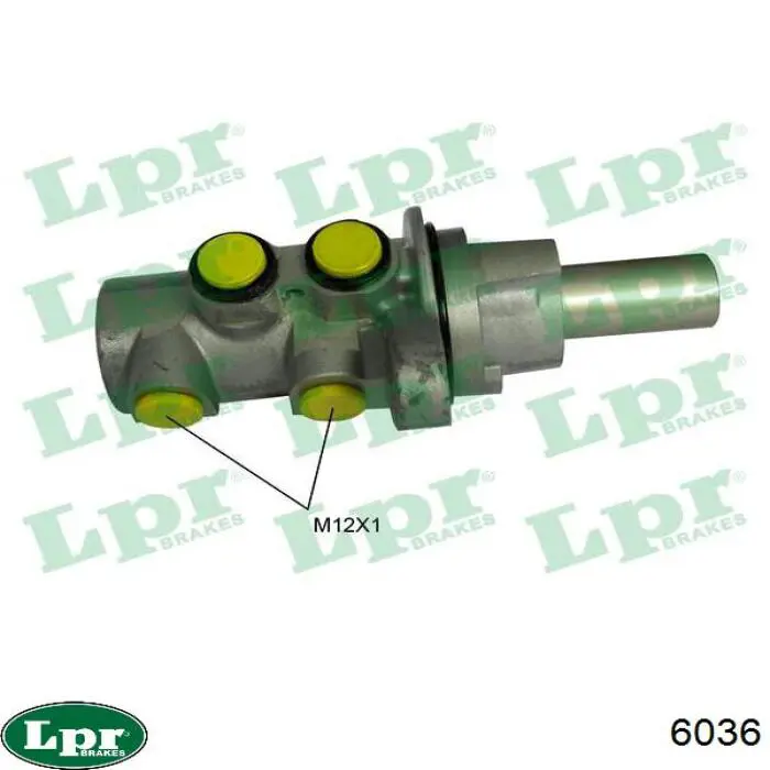 Циліндр головний гальма (Гідротормоз) LPR 6036 ціна, від 75.20 USD