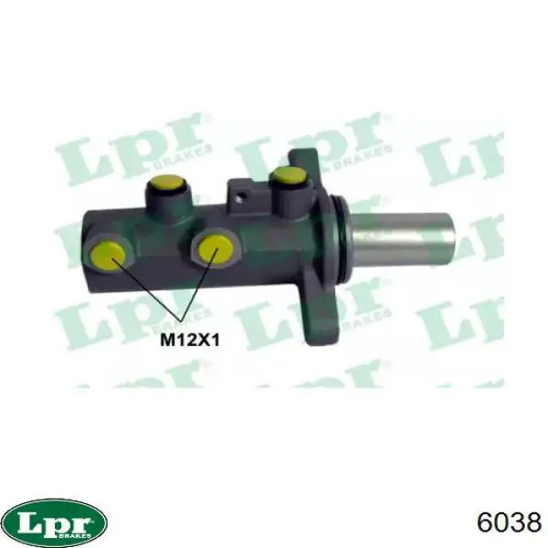 Циліндр головний гальма (Гідротормоз) LPR 6038 ціна, від 135.90 USD