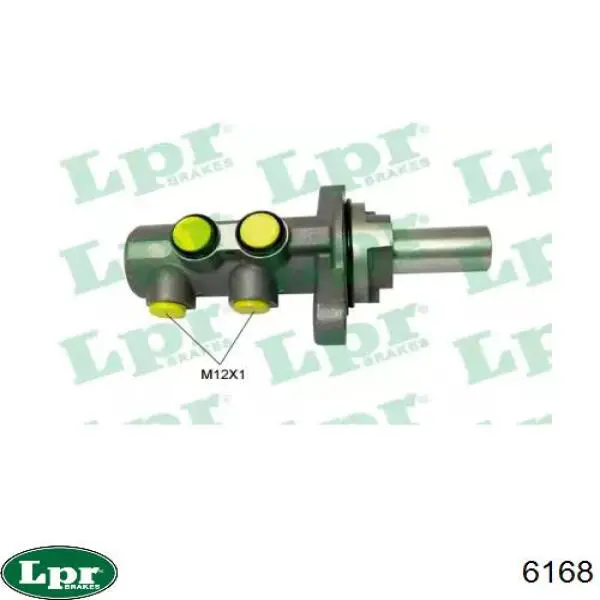 Циліндр головний гальма (Гідротормоз) LPR 6168 ціна, від 68.31 USD