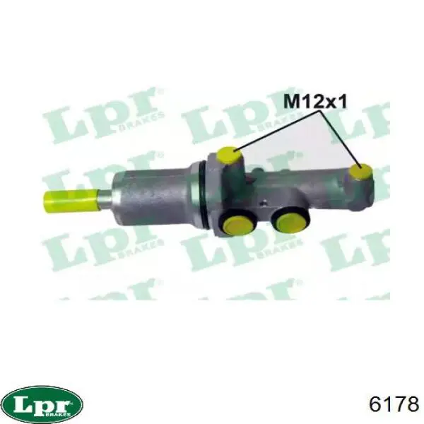 Циліндр головний гальма (Гідротормоз) LPR 6178 ціна, від 73.84 USD