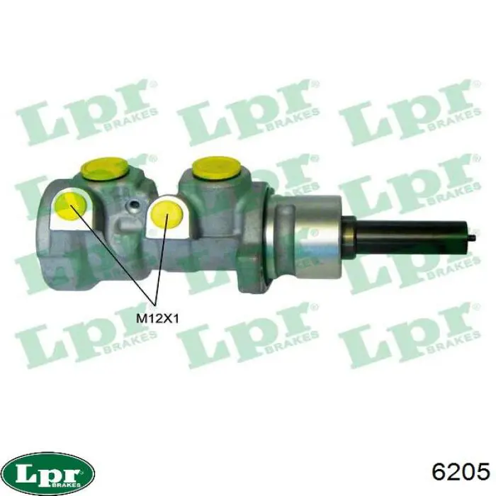 Купити 6205 LPR Головний гальмівний циліндр