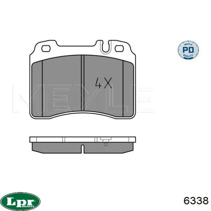 Циліндр головний гальма (Гідротормоз) LPR 6338 ціна, від 112.05 USD